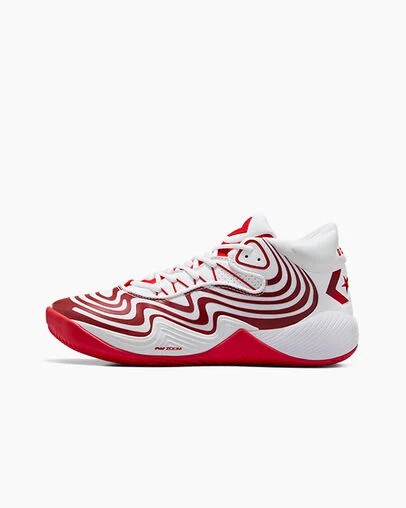 Converse All Star BB Shift CX Women Basketball Shoes White / Red / White NZ | C-68012499