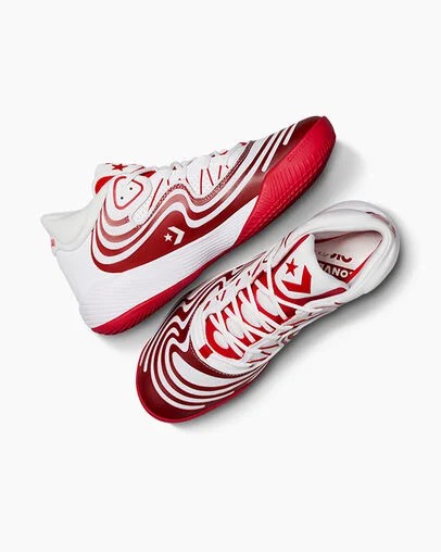 Converse All Star BB Shift CX Women Basketball Shoes White / Red / White NZ | C-68012499