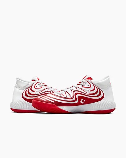 Converse All Star BB Shift CX Women Basketball Shoes White / Red / White NZ | C-68012499