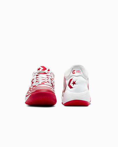 Converse All Star BB Shift CX Women Basketball Shoes White / Red / White NZ | C-68012499