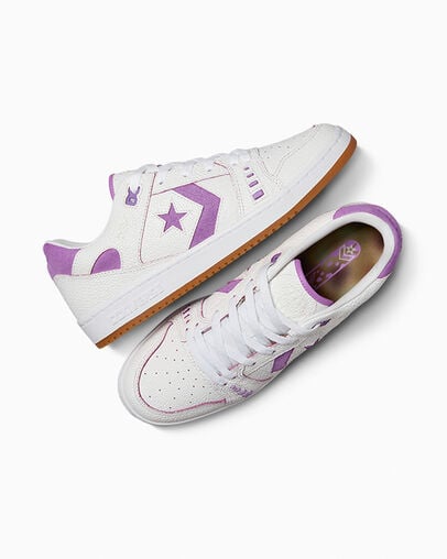 Converse CONS AS-1 Pro Chameleon Men Skate Shoes White / Fuchsia NZ | C-25684179