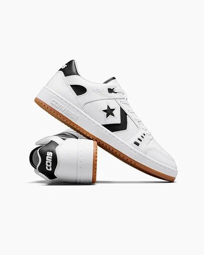 Converse CONS AS-1 Pro Men Skate Shoes White / Black NZ | C-67921849