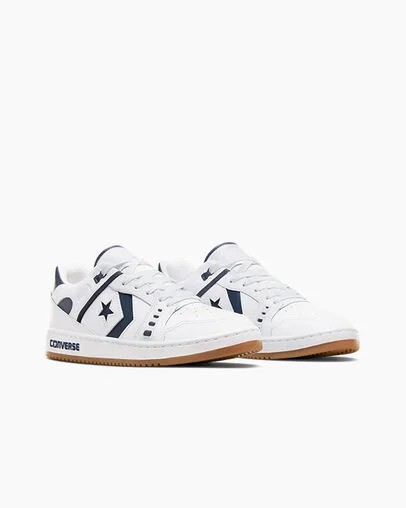 Converse CONS AS-1 Pro Women Skate Shoes White / Navy NZ | C-21089649