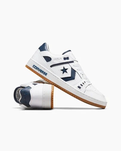 Converse CONS AS-1 Pro Women Skate Shoes White / Navy NZ | C-21089649