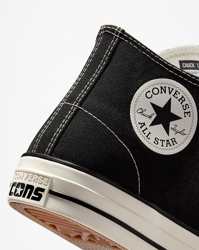 Converse CONS Chuck Taylor All Star Pro Cut Off Men Skate Shoes Black NZ | C-31859679