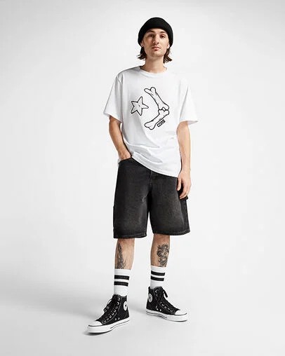 Converse CONS Chuck Taylor All Star Pro Suede Men Skate Shoes Black / White NZ | C-83506299