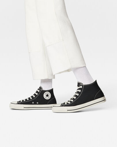 Converse CONS Chuck Taylor All Star Pro Cut Off Men Skate Shoes Black NZ | C-17283649