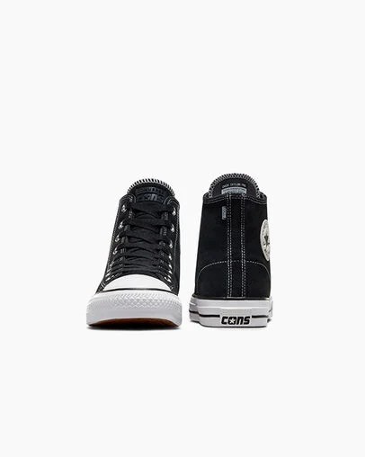 Converse CONS Chuck Taylor All Star Pro Suede Men Skate Shoes Black / White NZ | C-57491839