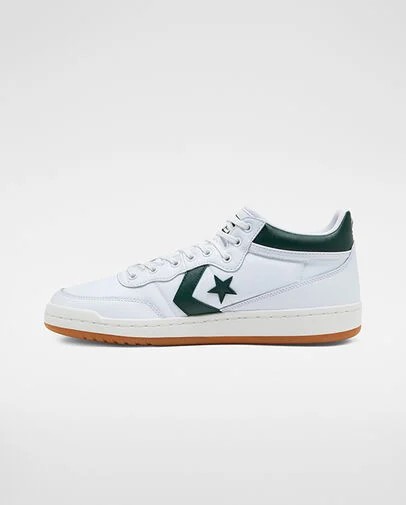 Converse CONS Fastbreak Pro Leather Men Skate Shoes White / Deep Turquoise NZ | C-54210789