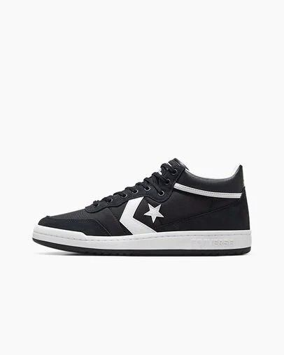 Converse CONS Fastbreak Pro Leather & Suede Men Skate Shoes Black / White NZ | C-60934289