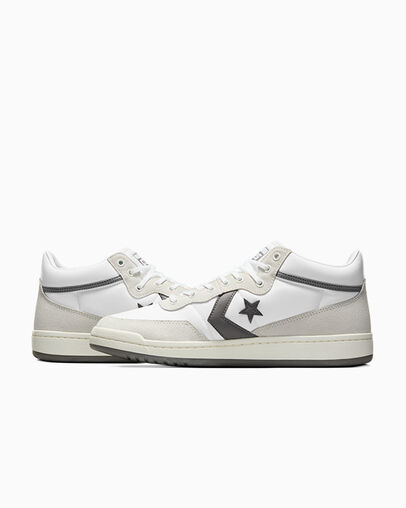 Converse CONS Fastbreak Pro Suede Nylon Women Skate Shoes White / Grey NZ | C-91620439