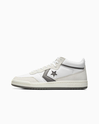 Converse CONS Fastbreak Pro Suede Nylon Men Skate Shoes White / Grey NZ | C-83460919