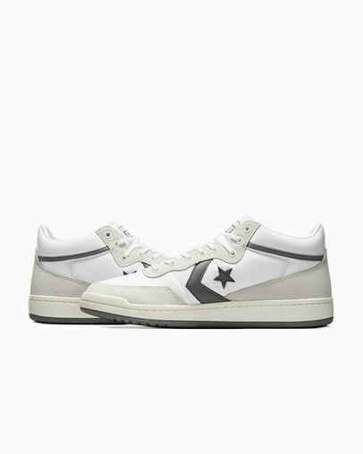 Converse CONS Fastbreak Pro Suede Nylon Men Skate Shoes White / Grey NZ | C-83460919