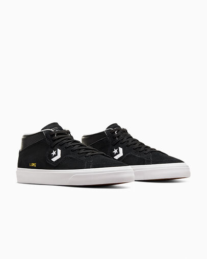 Converse CONS Louie Lopez Pro Suede and Leather Men Skate Shoes Black / White NZ | C-51239809