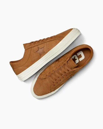 Converse CONS One Star Pro Nubuck Men Skate Shoes Brown NZ | C-54271639