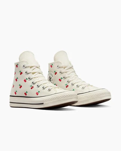 Converse Chuck 70 Cherries Women Sneakers White / Black / Red NZ | C-47081399