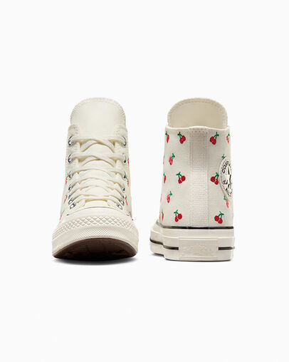 Converse Chuck 70 Cherries Women Sneakers White / Black / Red NZ | C-47081399