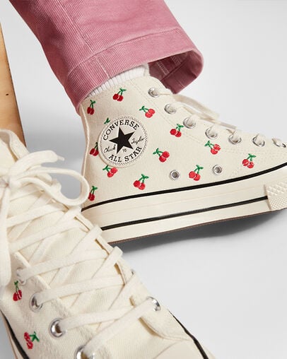 Converse Chuck 70 Cherries Women Sneakers White / Black / Red NZ | C-47081399