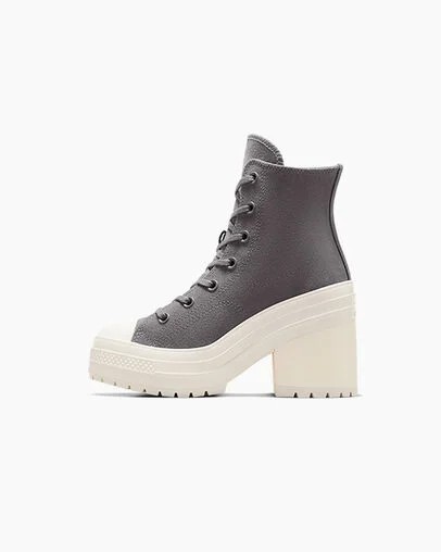 Converse Chuck 70 De Luxe Heel Women Platform Shoes Grey NZ | C-69572419