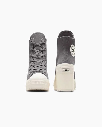 Converse Chuck 70 De Luxe Heel Women Platform Shoes Grey NZ | C-69572419