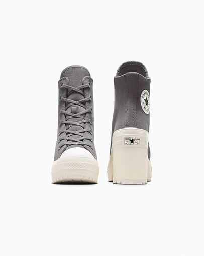 Converse Chuck 70 De Luxe Heel Women Platform Shoes Grey NZ | C-04927169