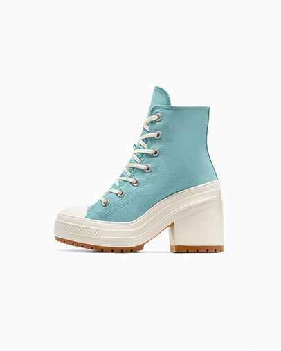 Converse Chuck 70 De Luxe Heel Women Sneakers Azure NZ | C-68472399