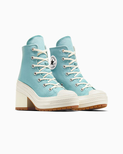 Converse Chuck 70 De Luxe Heel Women Sneakers Azure NZ | C-68472399