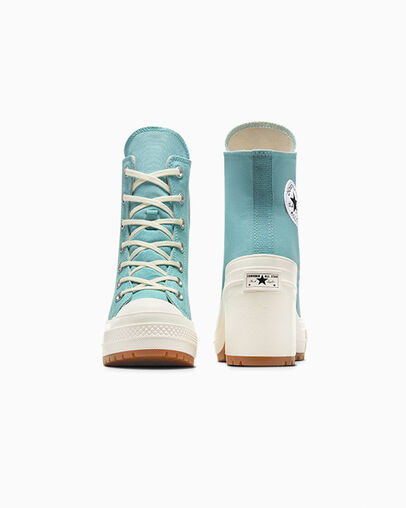Converse Chuck 70 De Luxe Heel Women Sneakers Azure NZ | C-68472399
