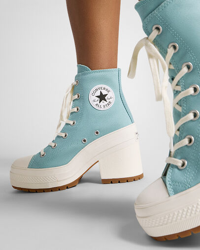 Converse Chuck 70 De Luxe Heel Women Sneakers Azure NZ | C-68472399
