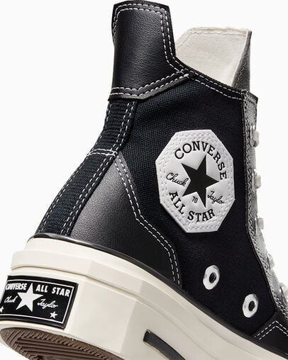 Converse Chuck 70 De Luxe Squared Men Sneakers Black NZ | C-41376289