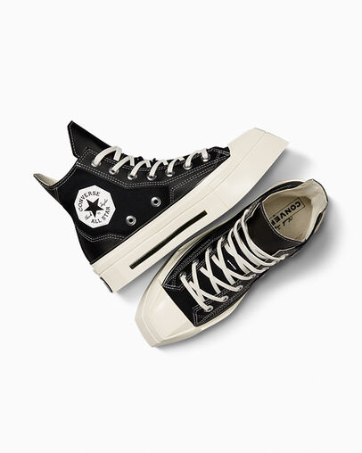 Converse Chuck 70 De Luxe Squared Men Sneakers Black NZ | C-41376289
