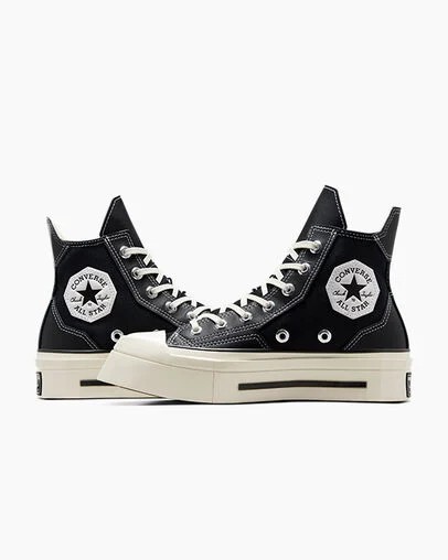 Converse Chuck 70 De Luxe Squared Men Sneakers Black NZ | C-41376289