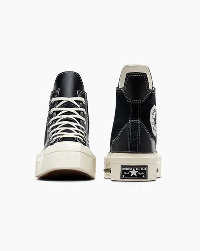 Converse Chuck 70 De Luxe Squared Women Sneakers Black NZ | C-20754919