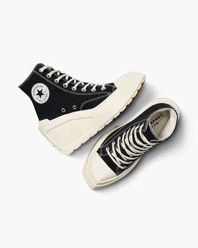 Converse Chuck 70 De Luxe Wedge Women Sneakers Black NZ | C-41306589