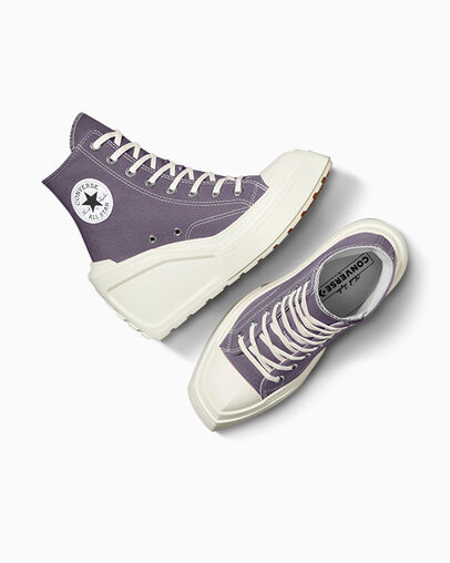 Converse Chuck 70 De Luxe Wedge Women Sneakers Lavender Grey / Black NZ | C-85934609
