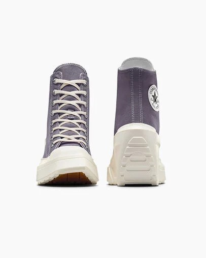 Converse Chuck 70 De Luxe Wedge Women Sneakers Lavender Grey / Black NZ | C-85934609