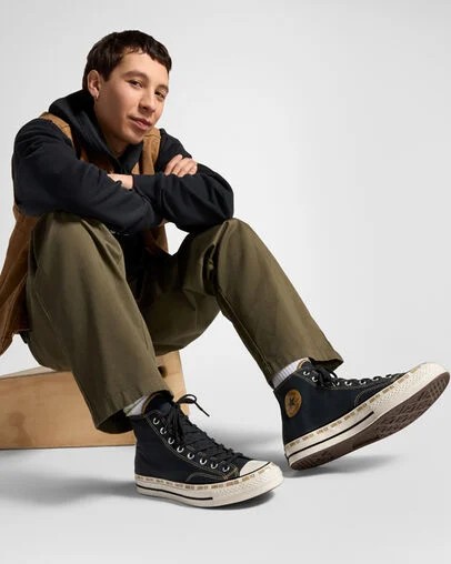 Converse Chuck 70 GORE-TEX Men Boots Black / Brown NZ | C-53890429