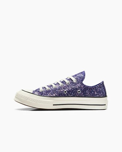 Converse Chuck 70 Glitter Women Sneakers Purple / Black NZ | C-07395619