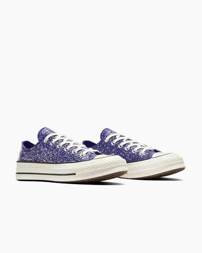 Converse Chuck 70 Glitter Women Sneakers Purple / Black NZ | C-07395619