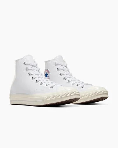 Converse Chuck 70 Leather Men Sneakers White NZ | C-49276819
