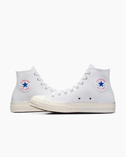 Converse Chuck 70 Leather Men Sneakers White NZ | C-49276819