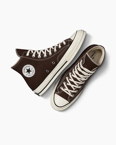Converse Chuck 70 Men Canvas Shoes Dark Brown / Black NZ | C-93825749