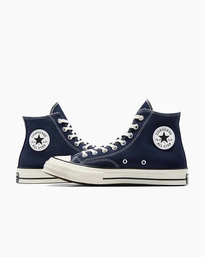 Converse Chuck 70 Men Canvas Shoes Navy / Black NZ | C-54273919
