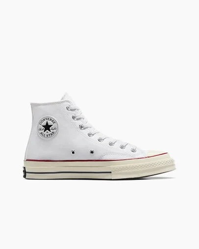Converse Chuck 70 Men Canvas Shoes White / Dark Red NZ | C-27618509