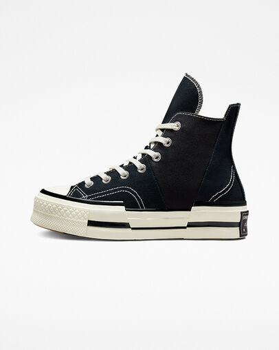 Converse Chuck 70 Plus Women Sneakers Black NZ | C-64209539