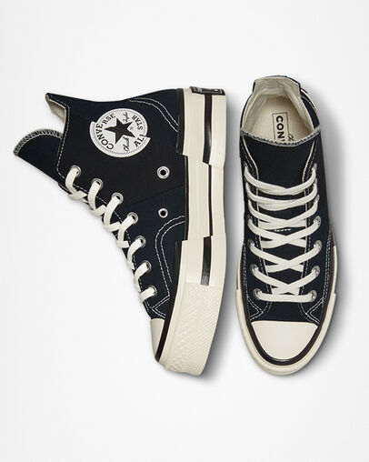 Converse Chuck 70 Plus Women Sneakers Black NZ | C-64209539