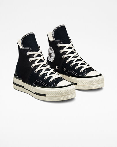 Converse Chuck 70 Plus Women Sneakers Black NZ | C-64209539