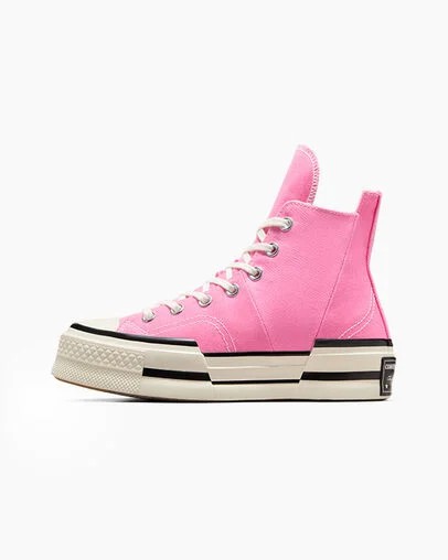 Converse Chuck 70 Plus Women Sneakers Pink / Black NZ | C-12389549