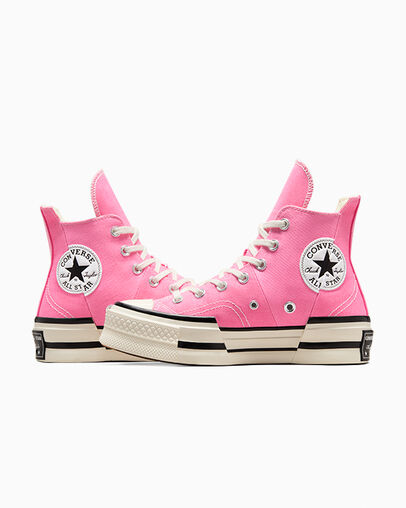 Converse Chuck 70 Plus Women Sneakers Pink / Black NZ | C-12389549