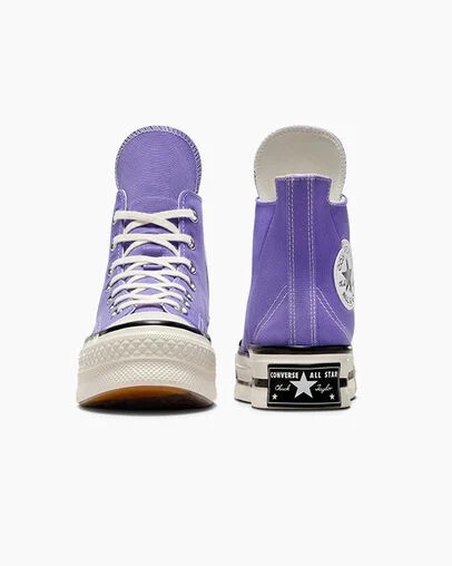 Converse Chuck 70 Plus Women Sneakers Purple / Black NZ | C-06953729